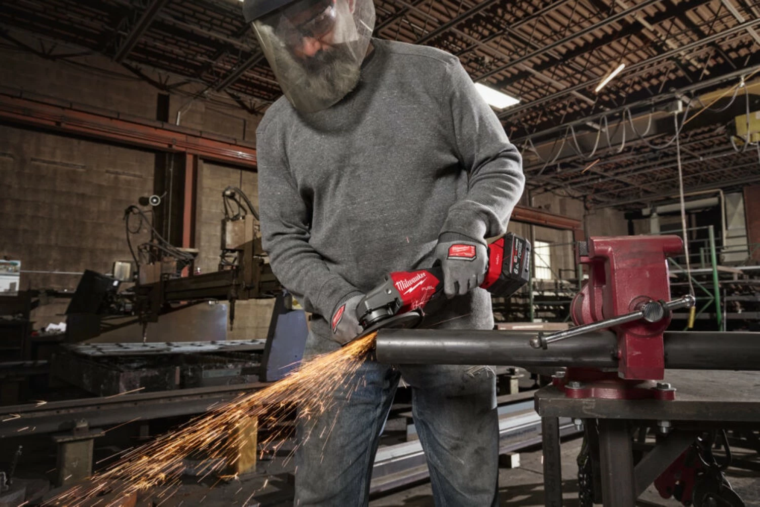 Milwaukee M18 FHSAGO125VXPDB2-0X 18V Li-ion accu Haakse slijper in HD Box - 125mm-image