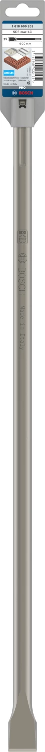 Bosch 1618600203 - Burin plat SDS-Max, 600 x 25 mm-image