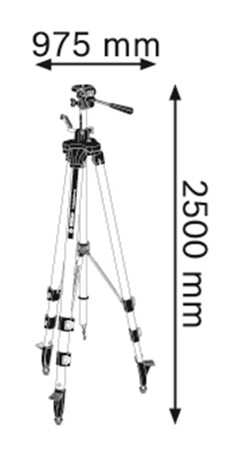 Bosch BT 250 Trépied - 250 cm-image