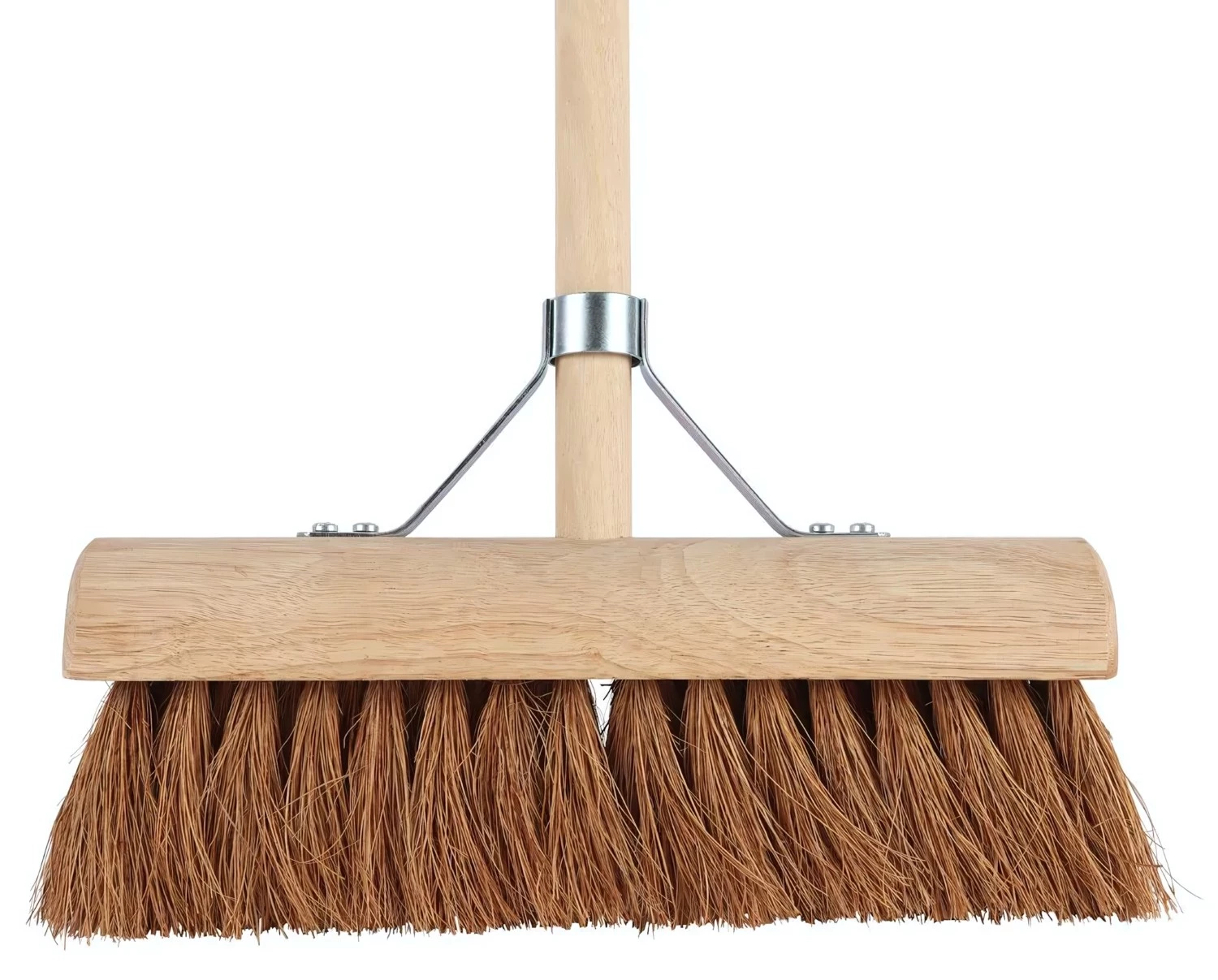 Talen Tools BB33C Kamerveger - Kokos - 30cm- Houten steel - 150cm