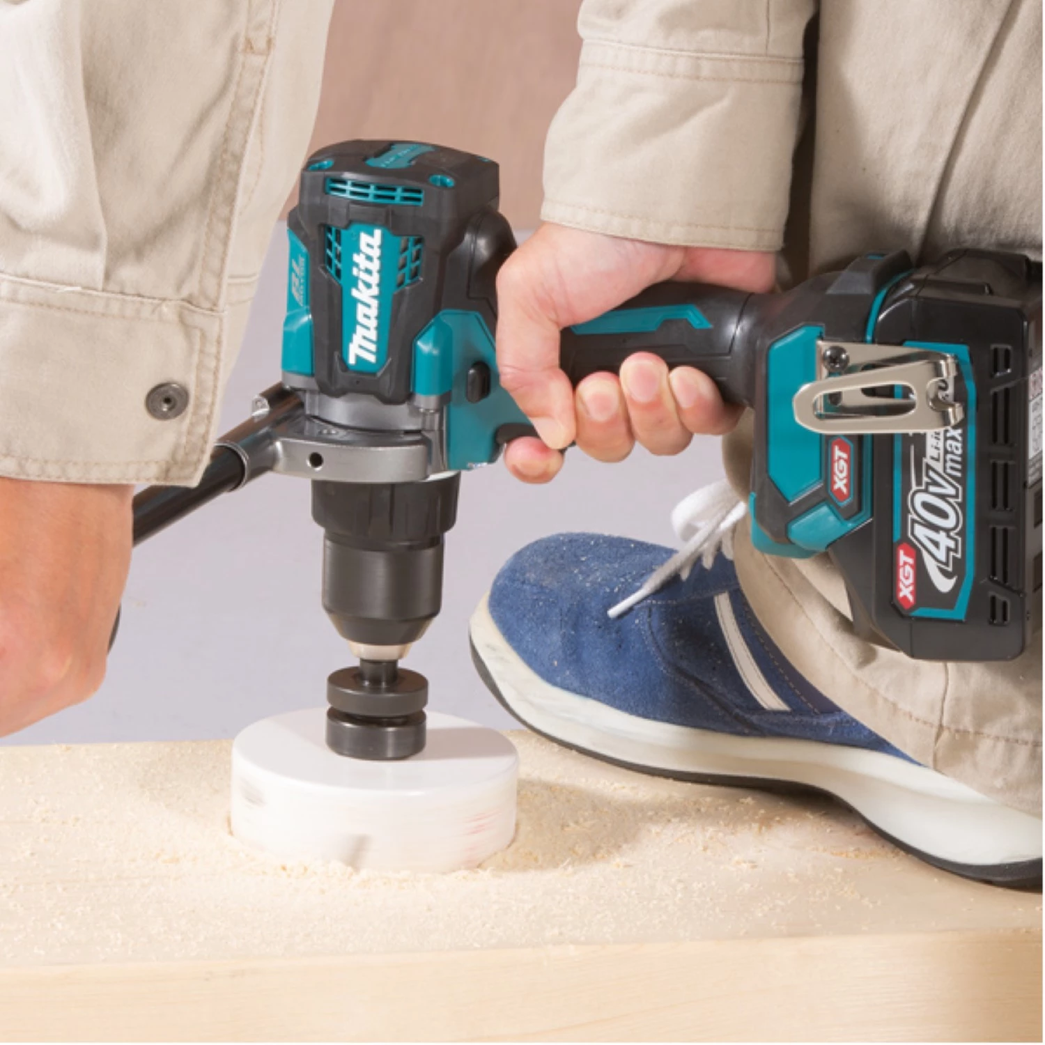 Makita DF001GZ Perceuse visseuse sans-fil - 40V Li-ion - Brushless - 115 Nm - Machine seule-image