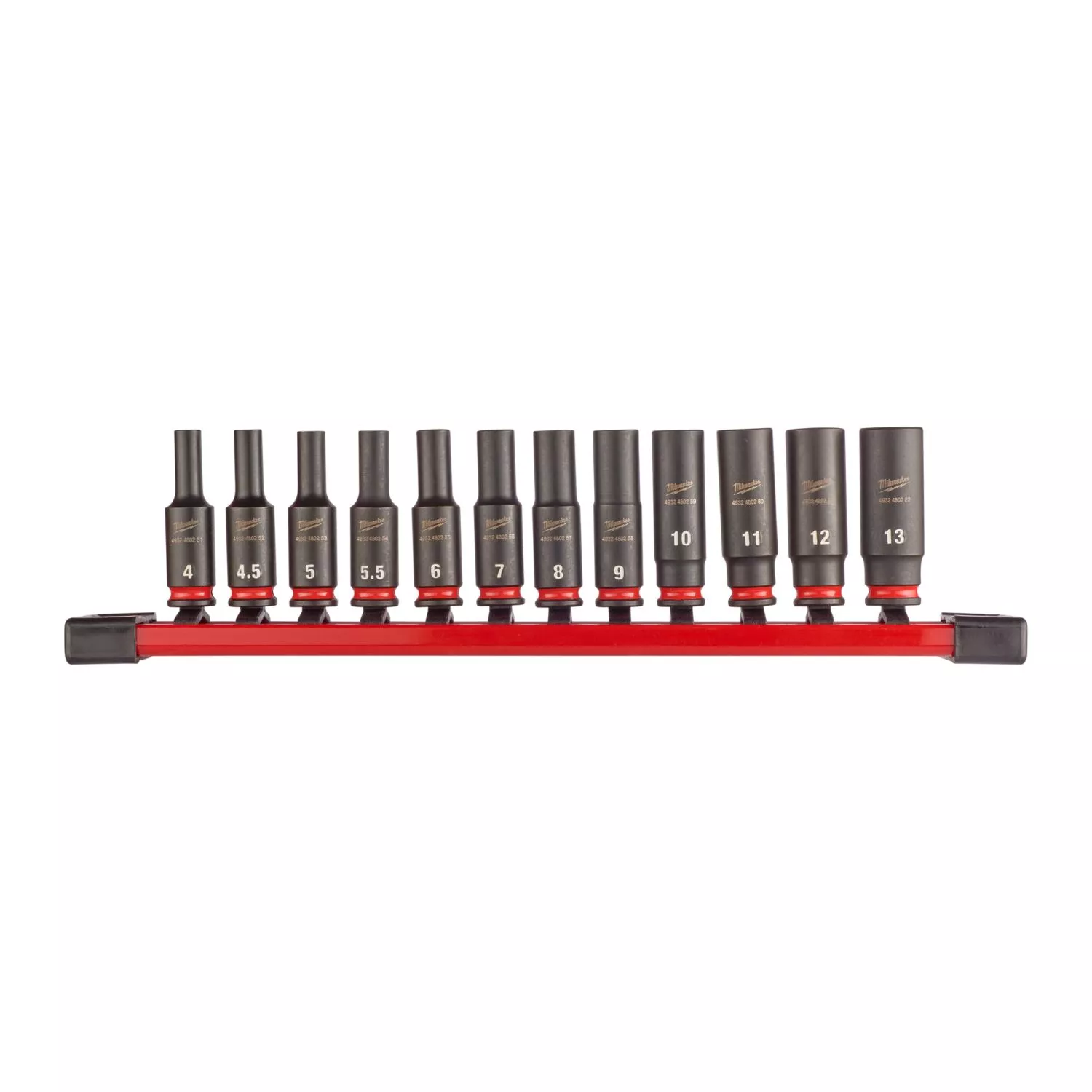 Milwaukee 4932480453 Jeu de 12 douilles Shockwave pour usage intensif - 1/4''-image