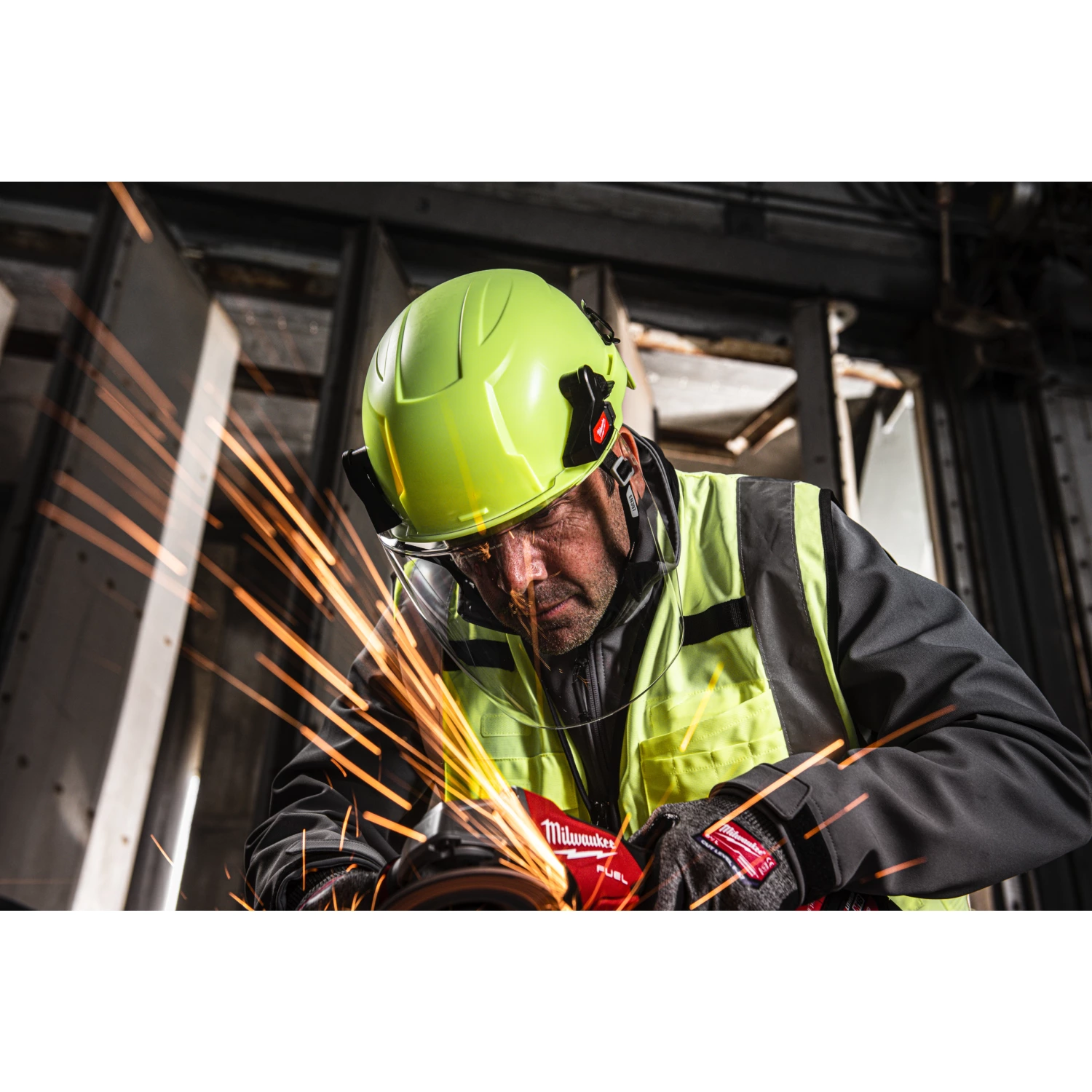 Milwaukee BOLT 200 Veiligheidshelm - Hi-Vis geel - geventileerd-image