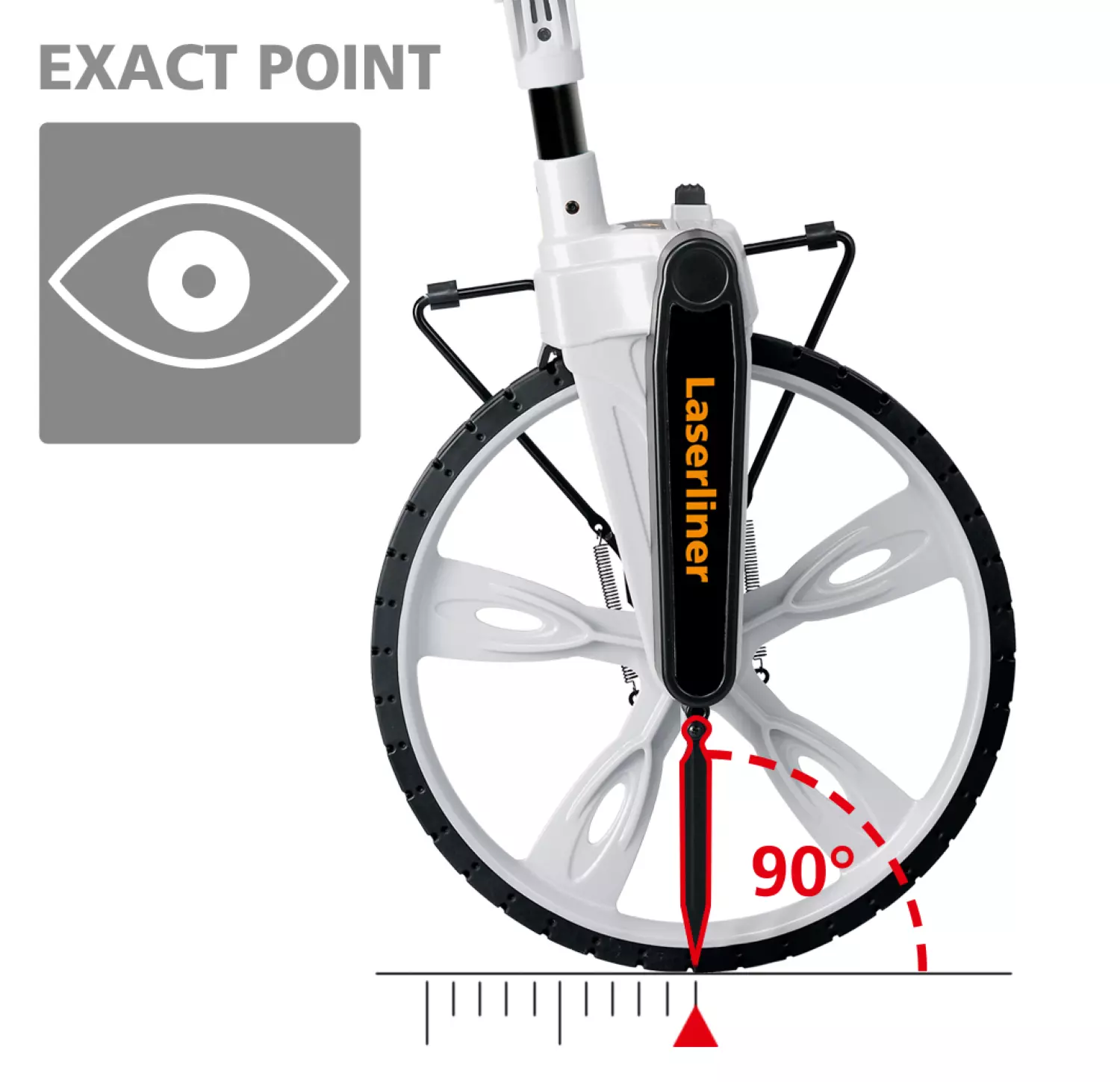 Laserliner RollPilot S12 Roulette de mesure - Affichage analogique-image
