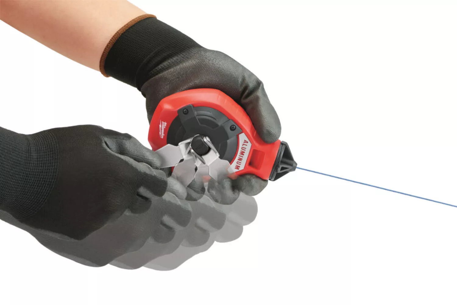 Milwaukee 4932493814 Kit Ligne à tracer 30m - ligne étroite - incl. craie à tracer bleue-image