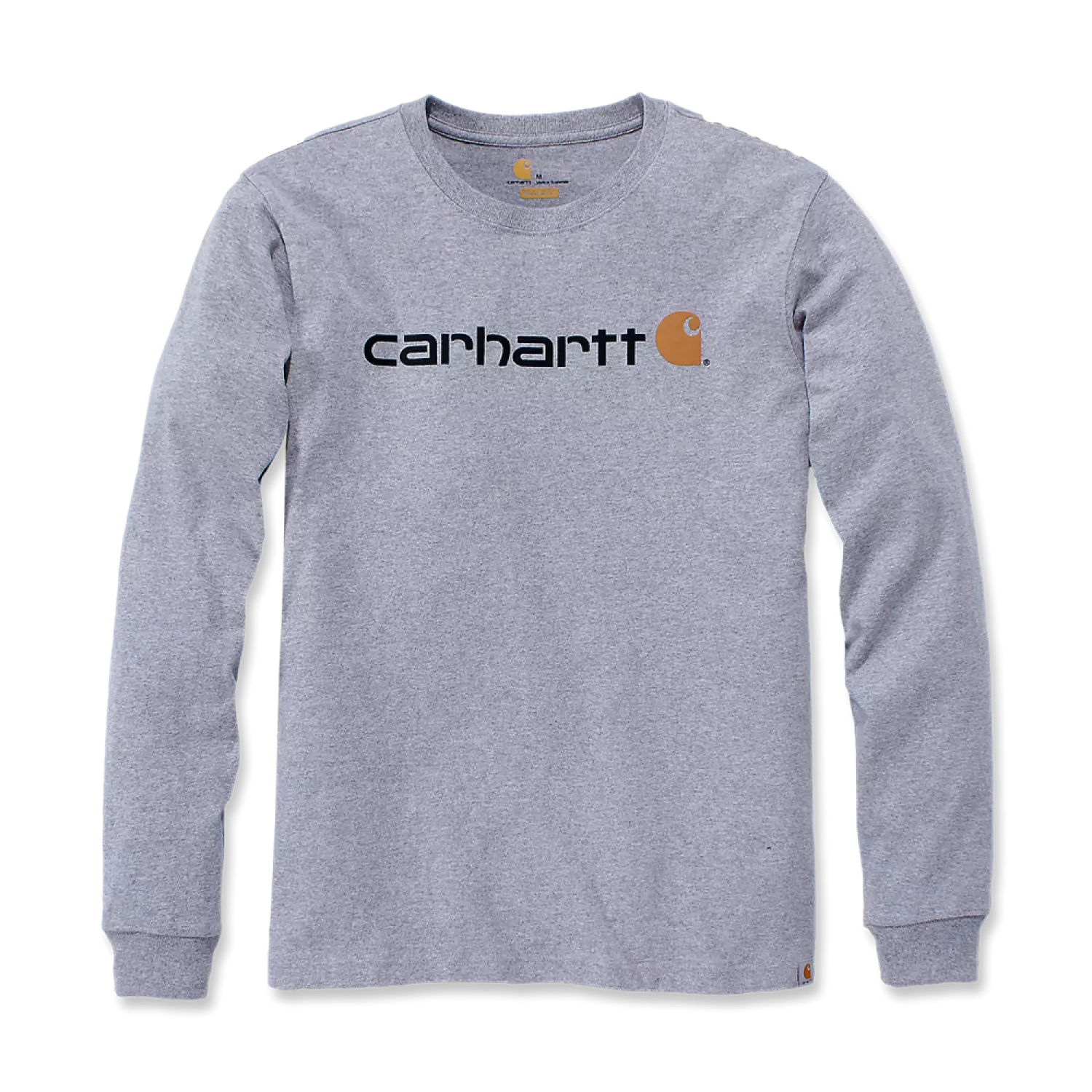 Carhartt 104107 -  T- Shirt À Manches Longues Emea Logo Central  - M - heather grey-image