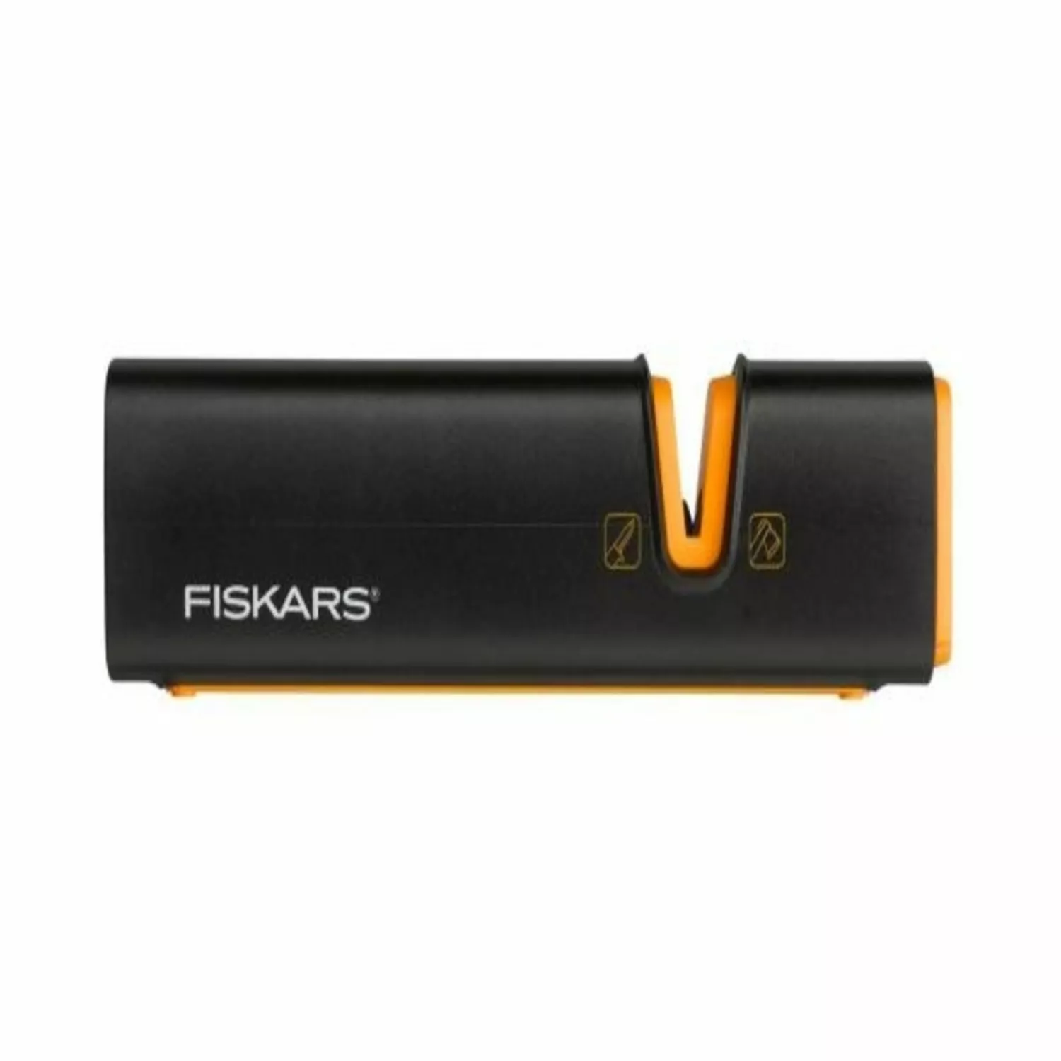 Fiskars - Aiguiseur pour haches et couteaux - Pierre à aiguiser en céramique/Boîtier en plastique renforcé de fibre de verre - Xsharp-image