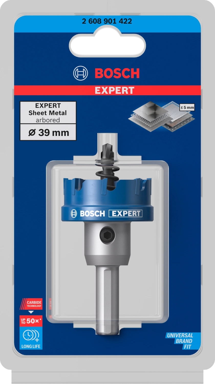 Bosch 2608901422 EXPERT Scie cloche pour tôle - 39 mm-image