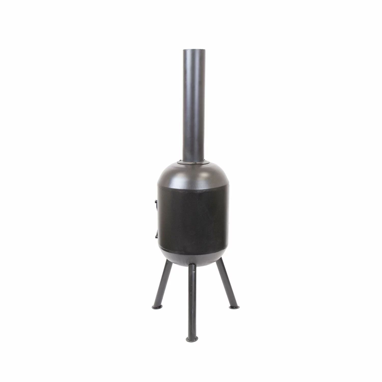 BonFeu 3401 BonSolo - Cheminée extérieure - noir - 126cm - 34cm-image