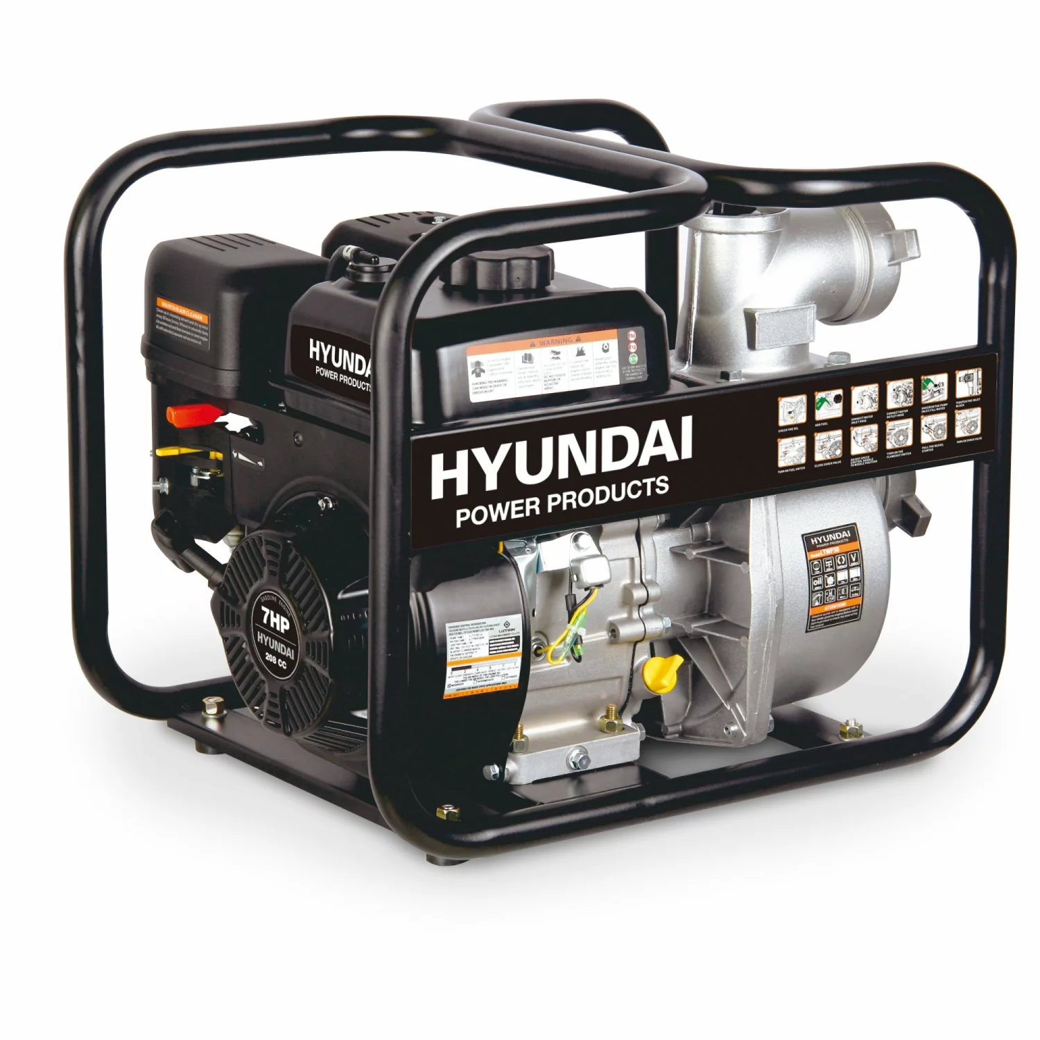 Hyundai 57647 Pompe à eau essence - 208cc - 1000L/Min-image