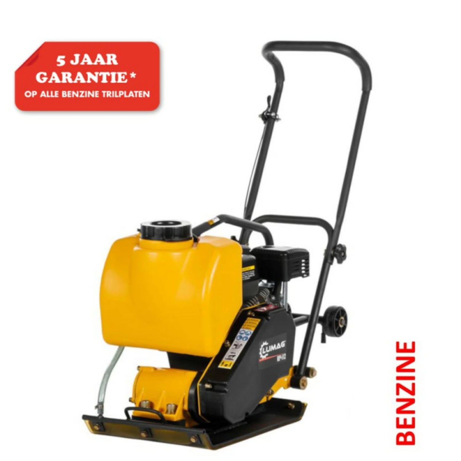 Lumag RPi12 Trilplaat benzine 5,5 Pk 1050 kg slagkracht-image