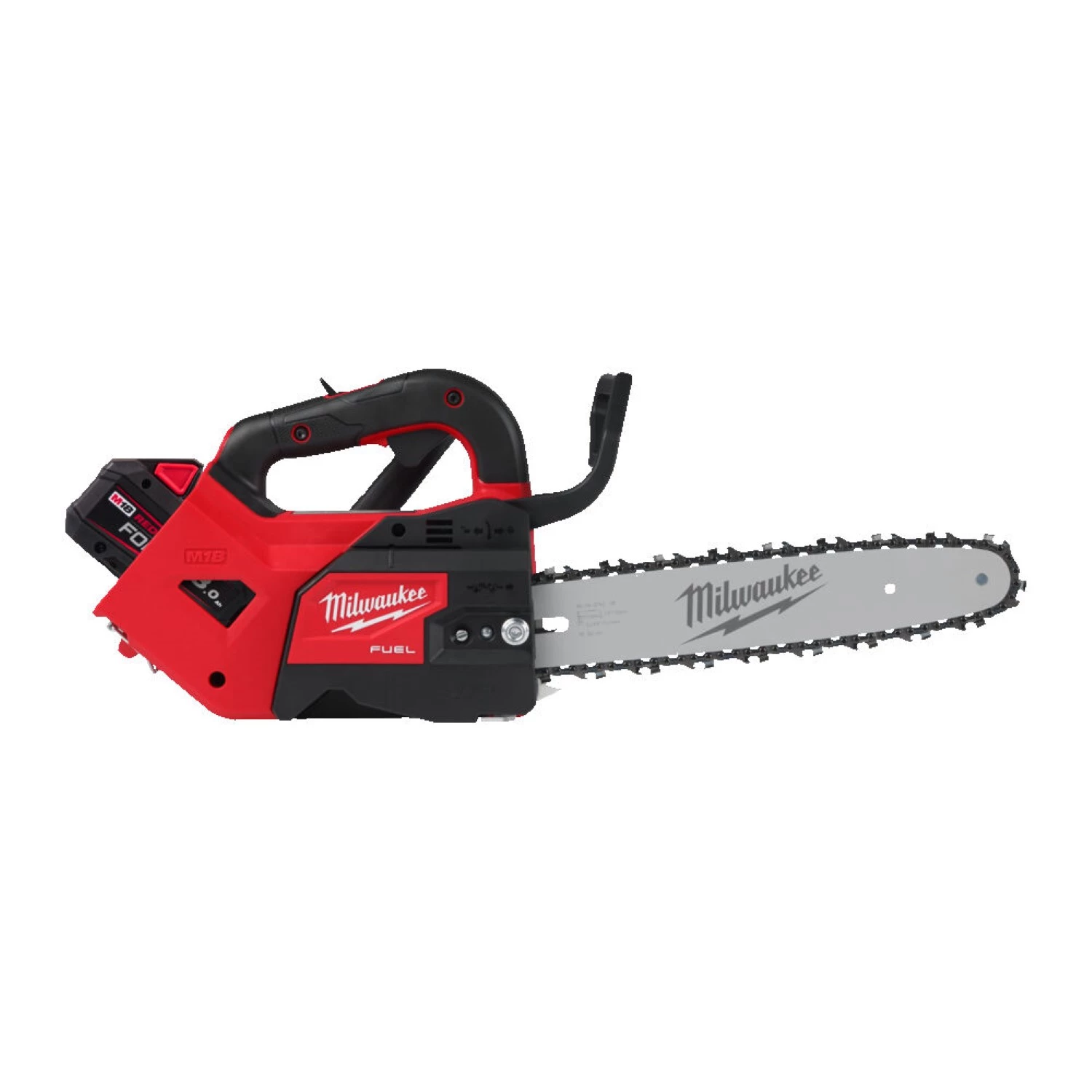 Milwaukee M18 FPP2OPL13-802 Kit tronçonneuse et souffleur de feuilles 18 V Li-ion (2 batteries 8,0 Ah)-image