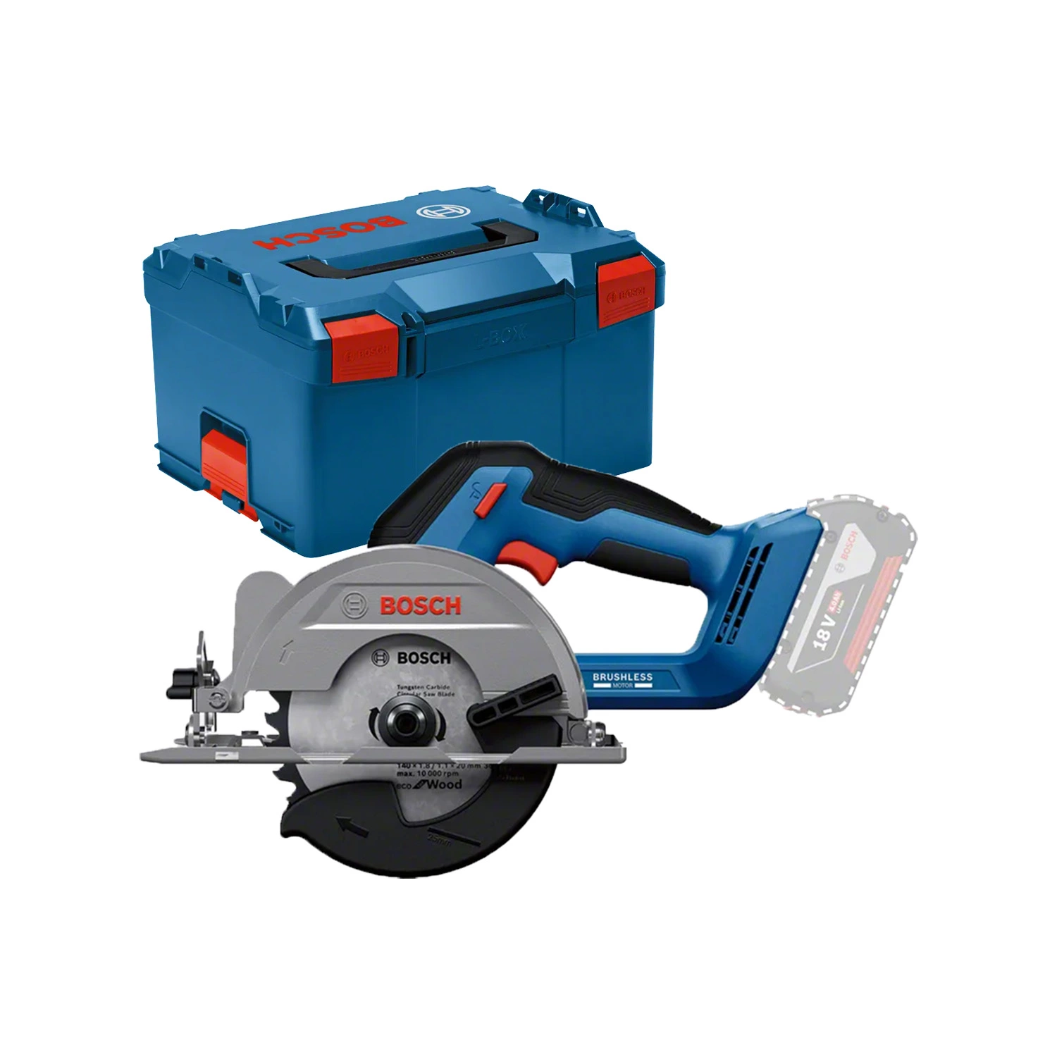 Bosch GKS 18V-51 Scie circulaire sans fil 18 V dans un L-Boxx - 140 x 20 mm-image