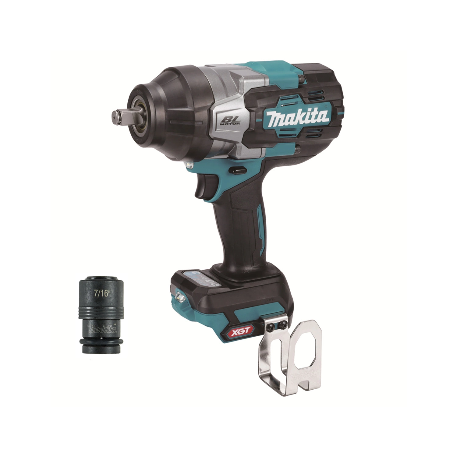 Makita TW002GZ02 XGT 40V Li-ion Accu Slagmoersleutel body incl. dopadapter 7/16'' - 1/2'' - 1700Nm