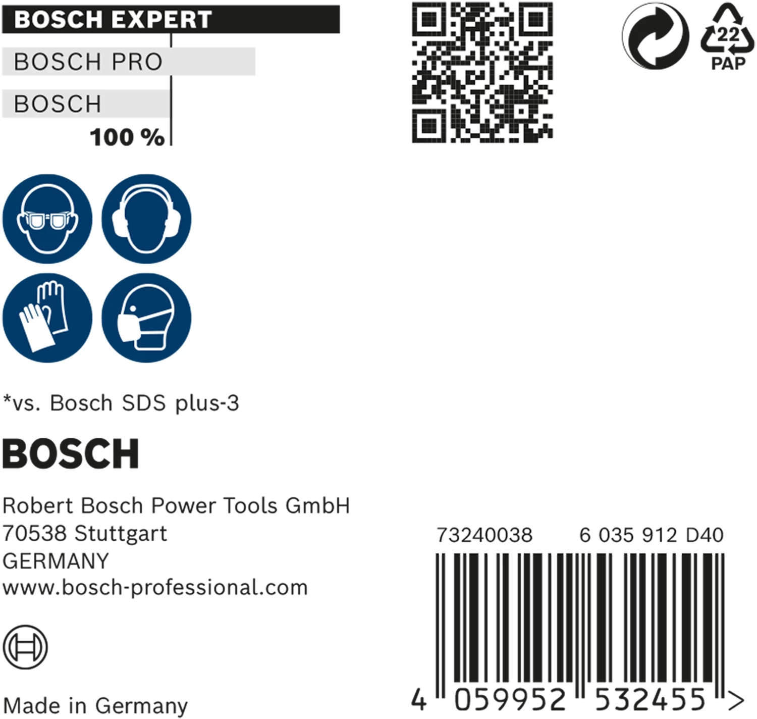 Bosch 2608900172 Hamerboor SDS plus-7X 10st 10x200x265mm-image