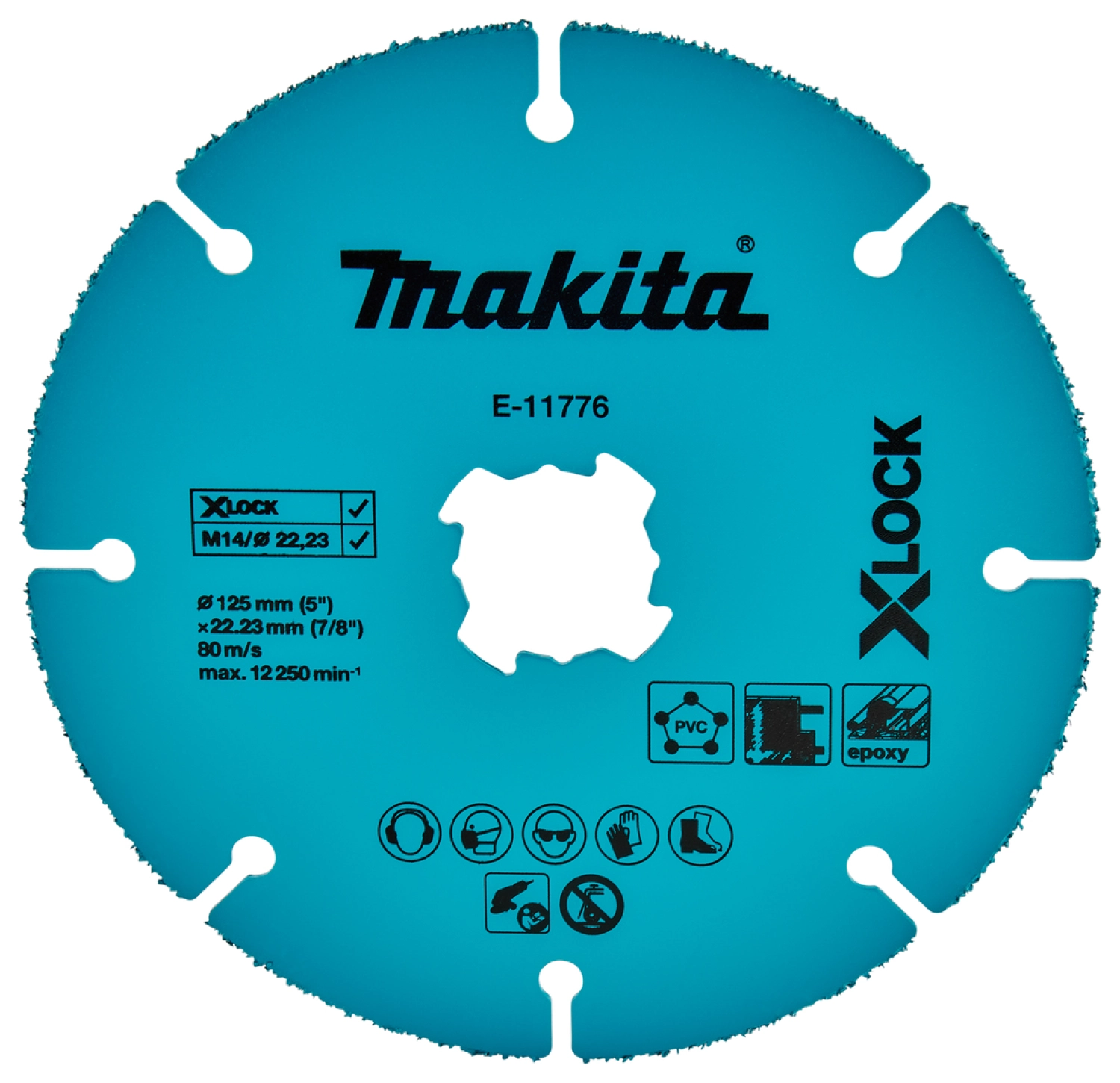 Makita E-11776 X-Lock Diamantdoorslijpschijf - 125x22,23x2mm-image