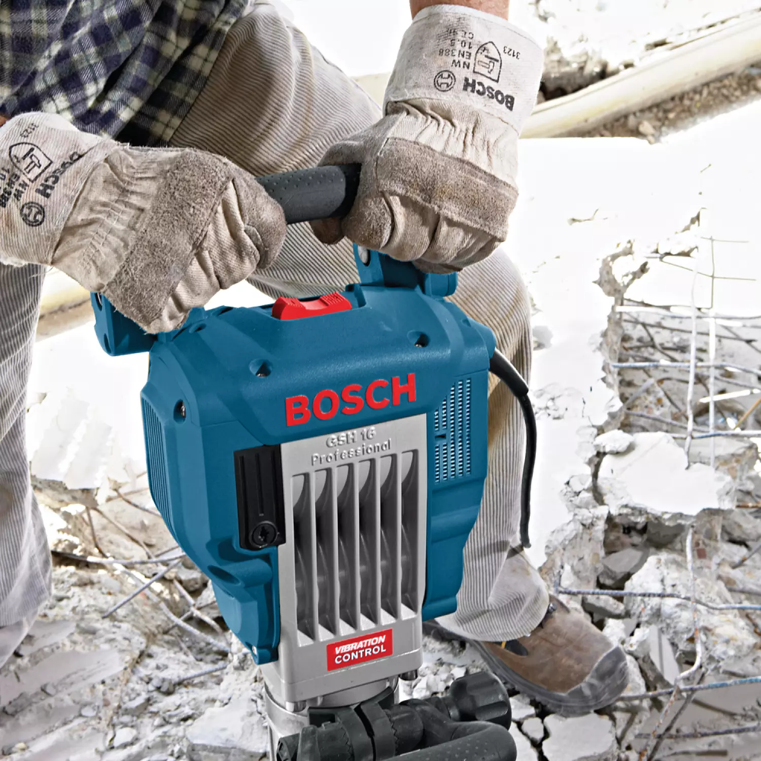 Bosch GSH 16-28 Breekhamer in koffer - HEX - 1750W - 41J-image