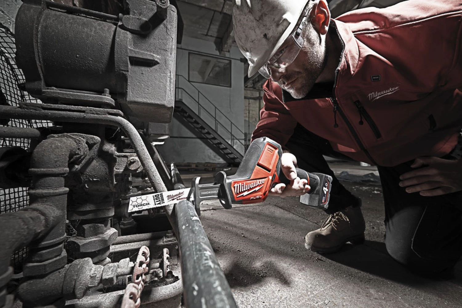 Milwaukee M12 CHZ-402C Li-Ion Scie sabre FUEL - 12V-image