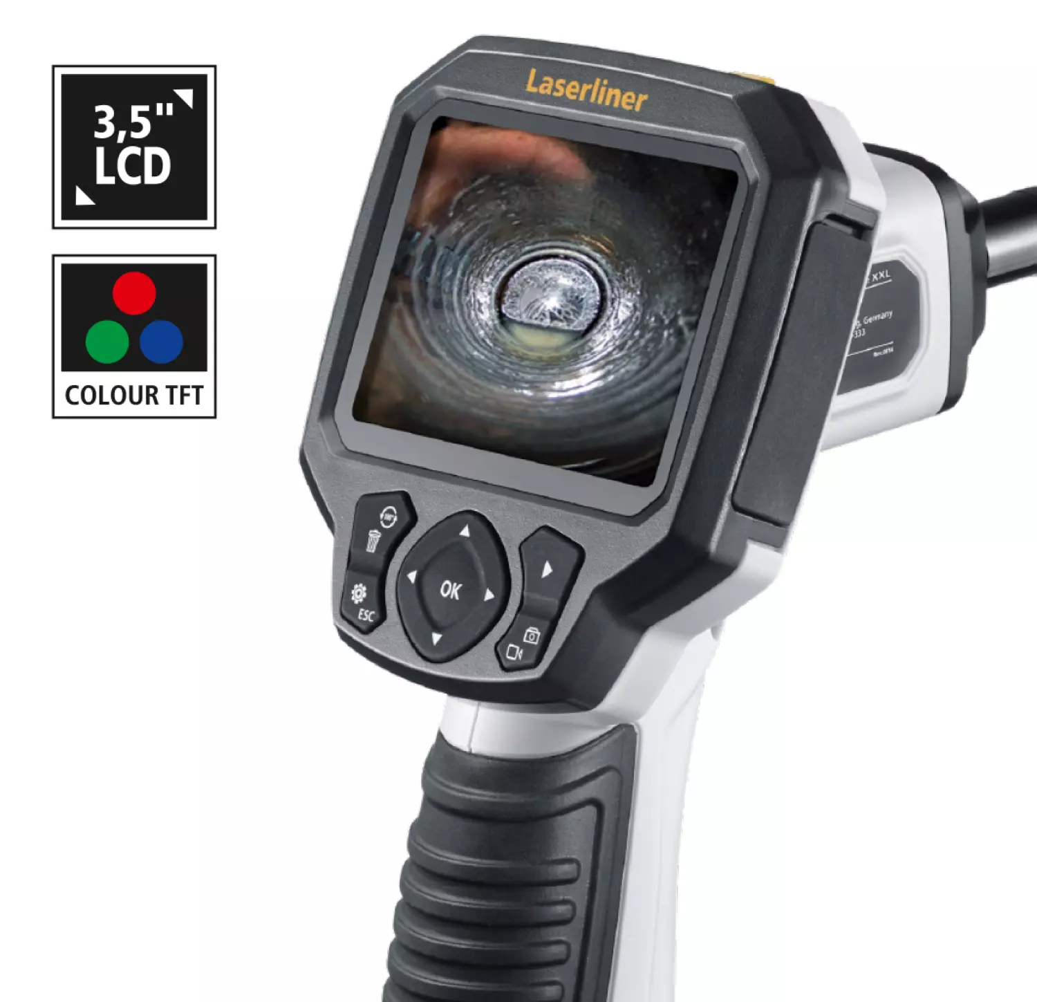 Laserliner VideoScope XXL Inspectiecamera - 9mm x 5m - 640 x 480px - 4GB-image