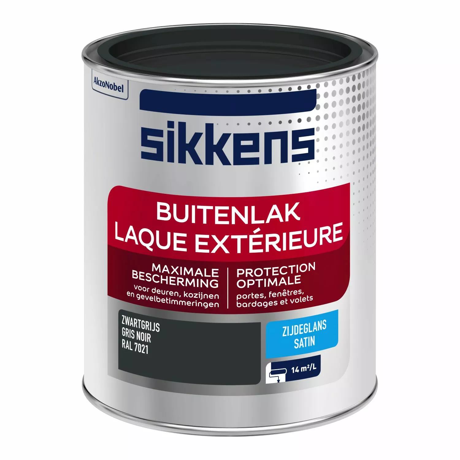 Sikkens Buitenlak Zijdeglans - Ral 7021 - 750ml-image