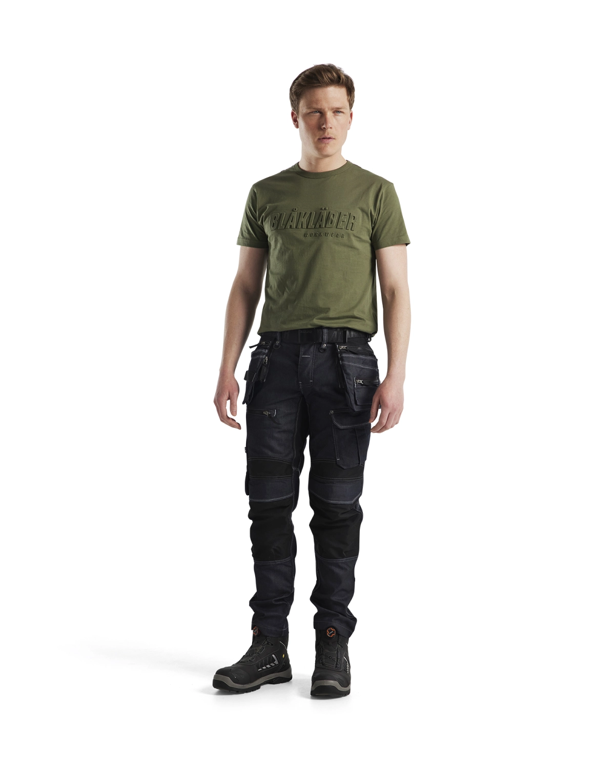 Blåkläder T-shirt imprimé 3D - XL - Vert Automne