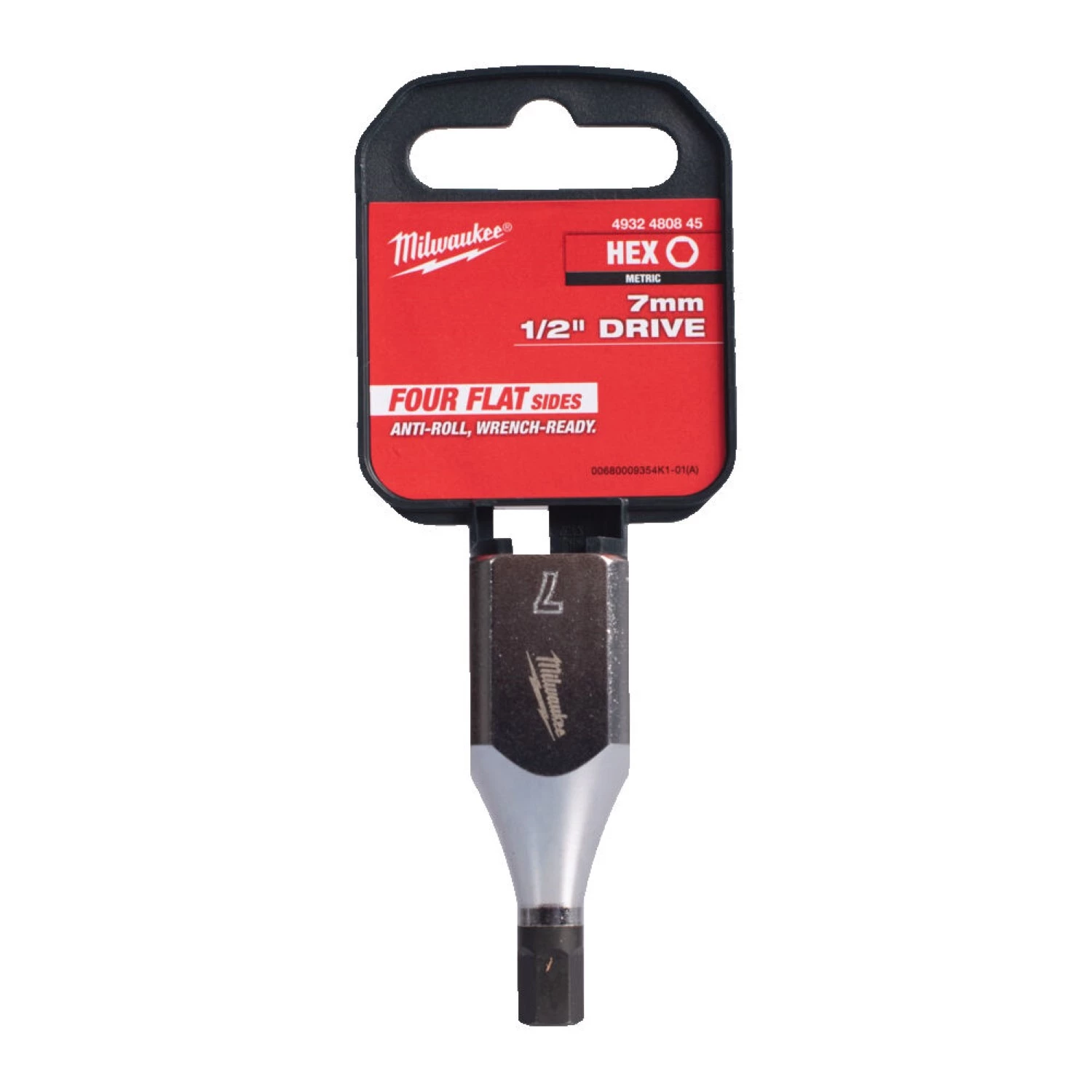 Milwaukee 4932480845 Dop - 1/2" FOUR FLAT™ - Hex 7mm-image