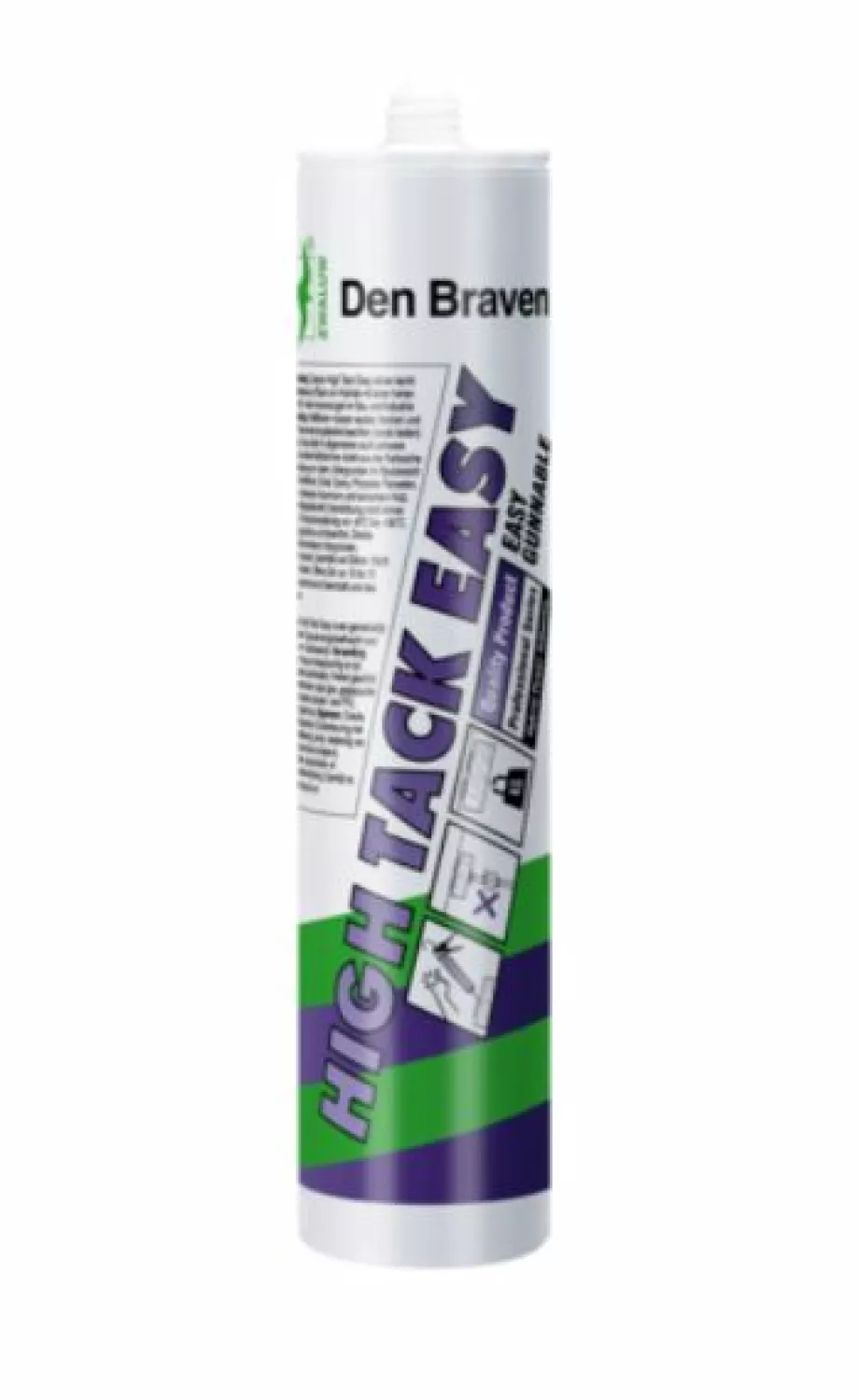 Zwaluw Den Braven High Tack Easy 30623316 Adhésif universel - blanc - 290ml en tube-image