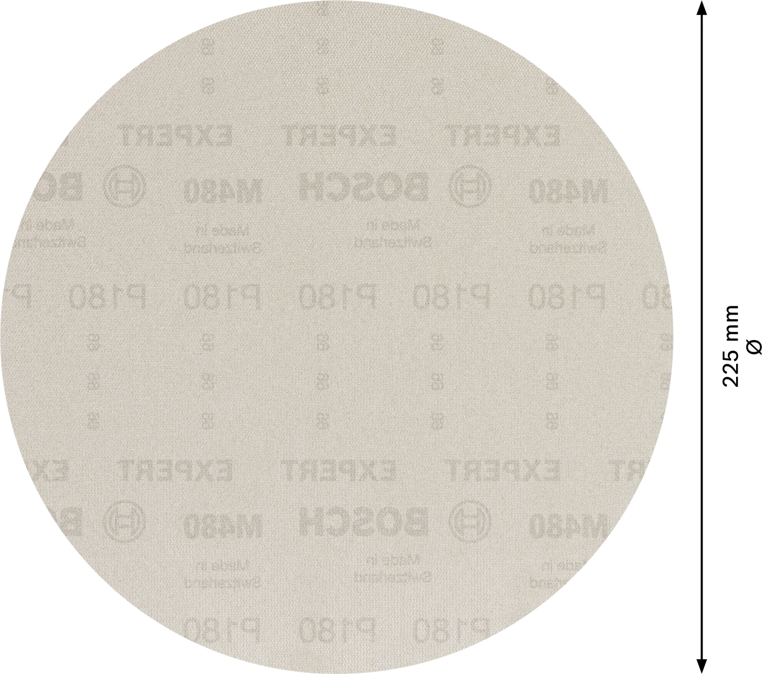 Bosch EXPERT 2608900711 - EXPERT Abrasif M480 Best for Wood and Paint, diamètre 225 mm, grain 180, 25x-image