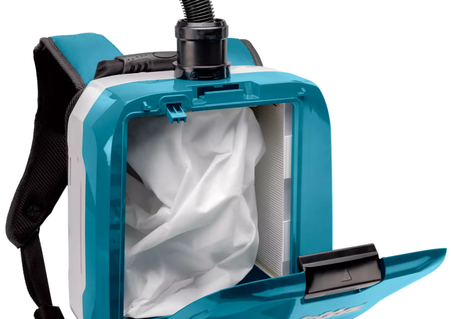 Makita DVC665ZU 2x18V Li-Ion rugstofzuiger body incl. accessoires - 1800L/min - 110mbar - koolborstelloos-image