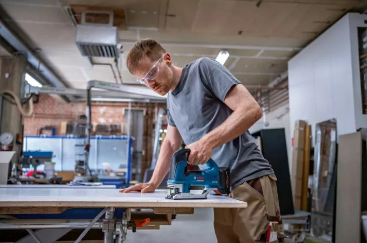 Bosch GST 18V-155 BC 18V Li-ion Accu decoupeerzaag body in L-Boxx - 3800 tpm-image