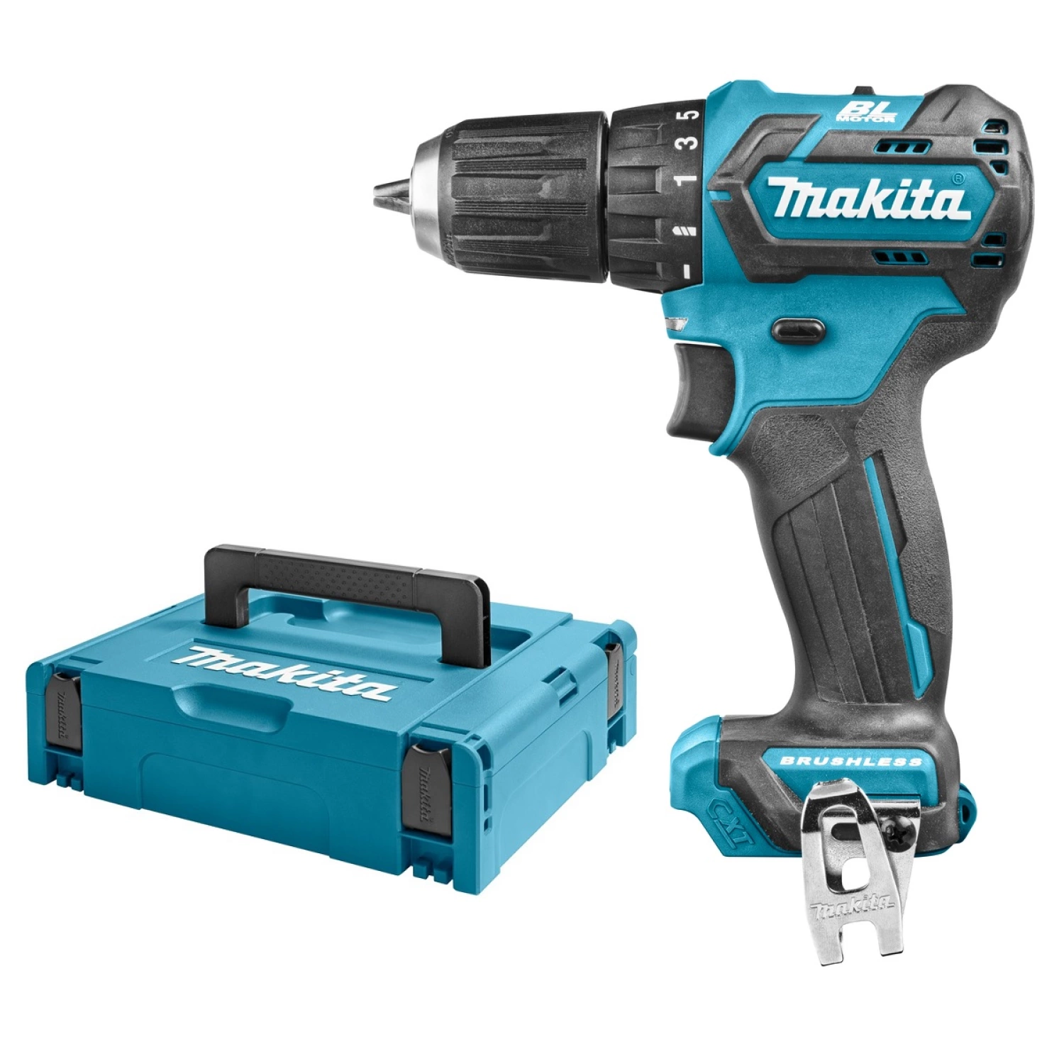 Perceuse visseuse sans-fil Makita DF332DZJ - 10,8V Li-ion - MAKPAC - Brushless - 35 Nm - Machine seule-image