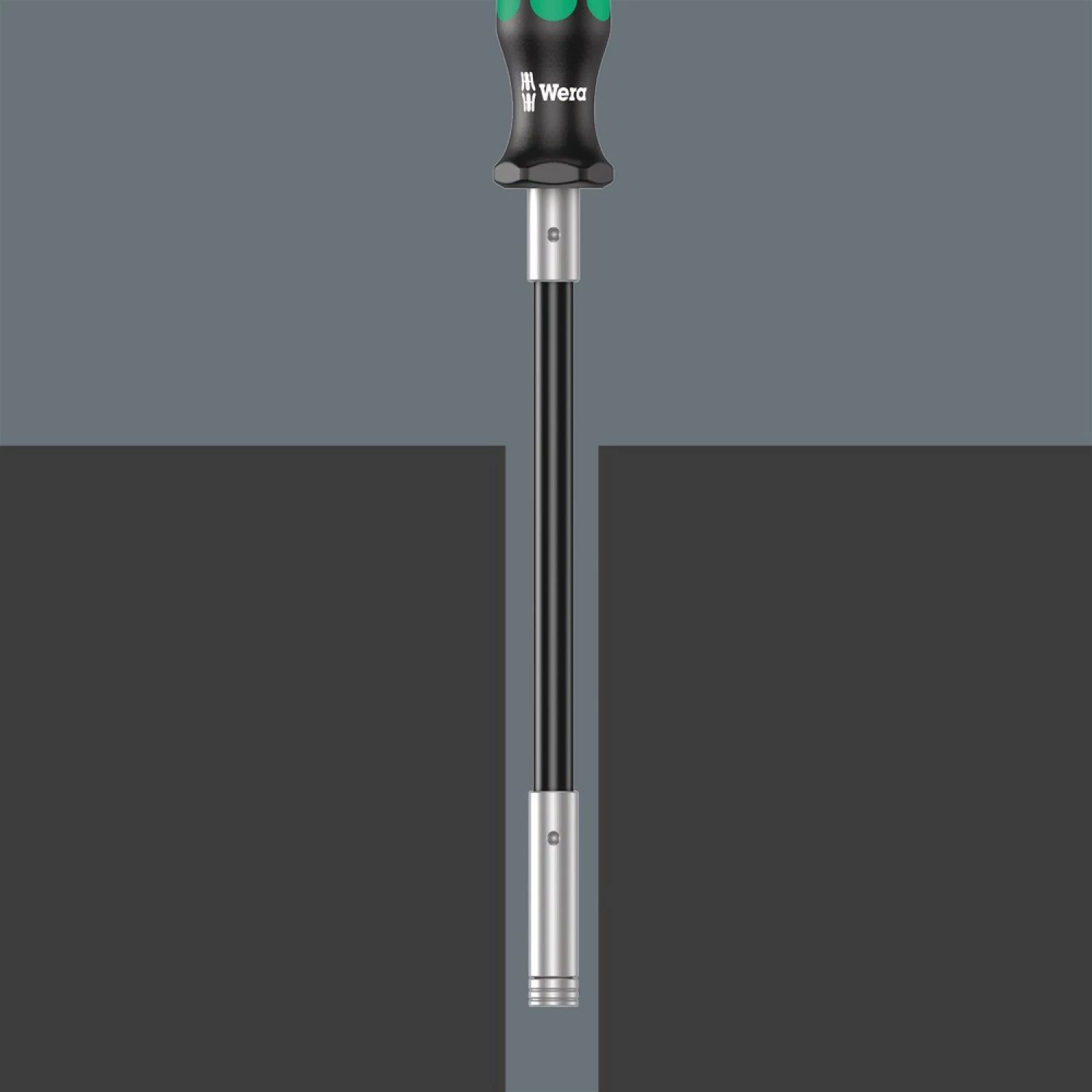 Wera 05028161001 393 S Handbithouder met flexibele schacht - Zeskant - 1/4" x 173,5mm-image