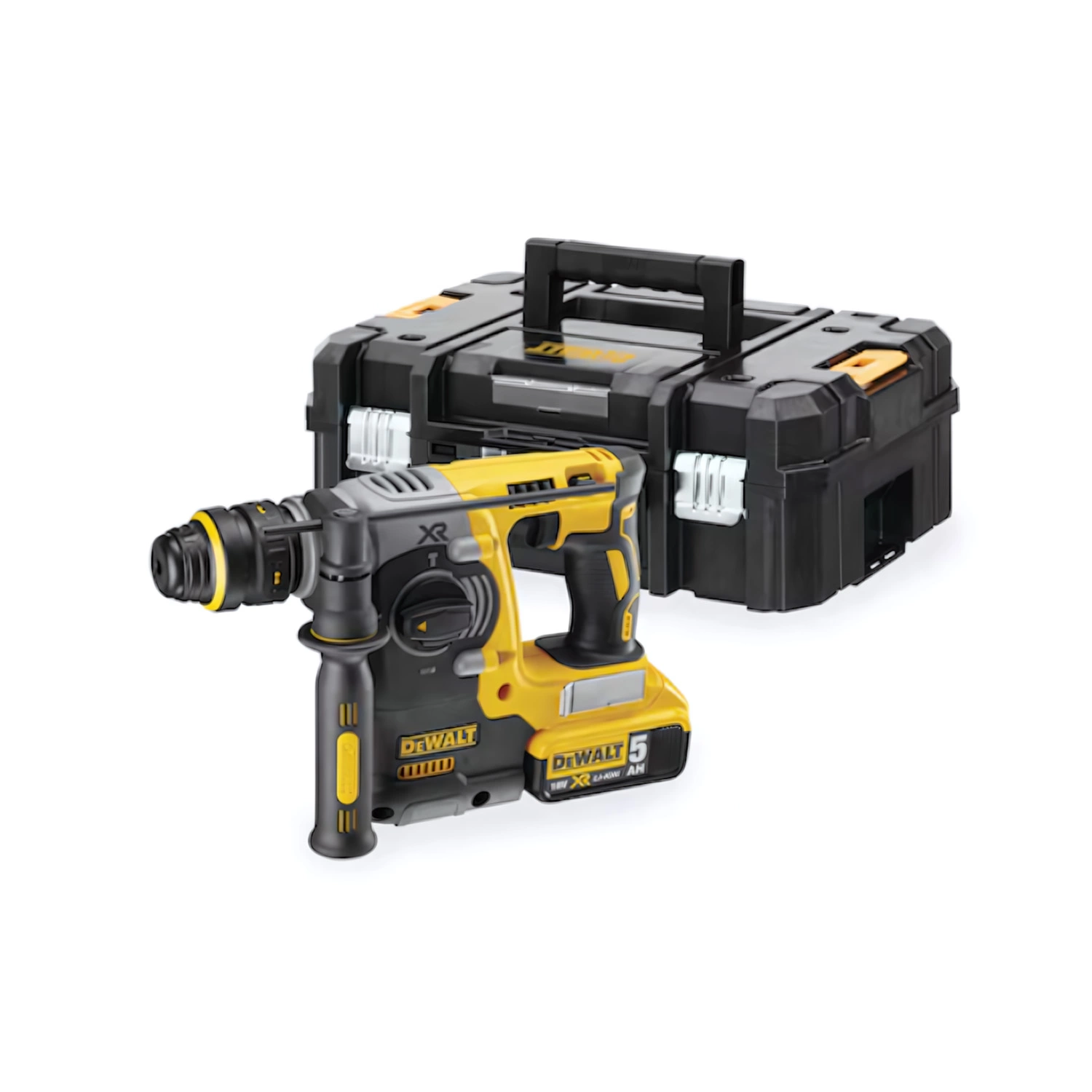 DeWALT DCH273H2T-QW 18V Li-ion accu SDS-plus combihamer set (2x 5.0Ah POWERSTACK accu) in TSTAK - 24mm - 2.1J