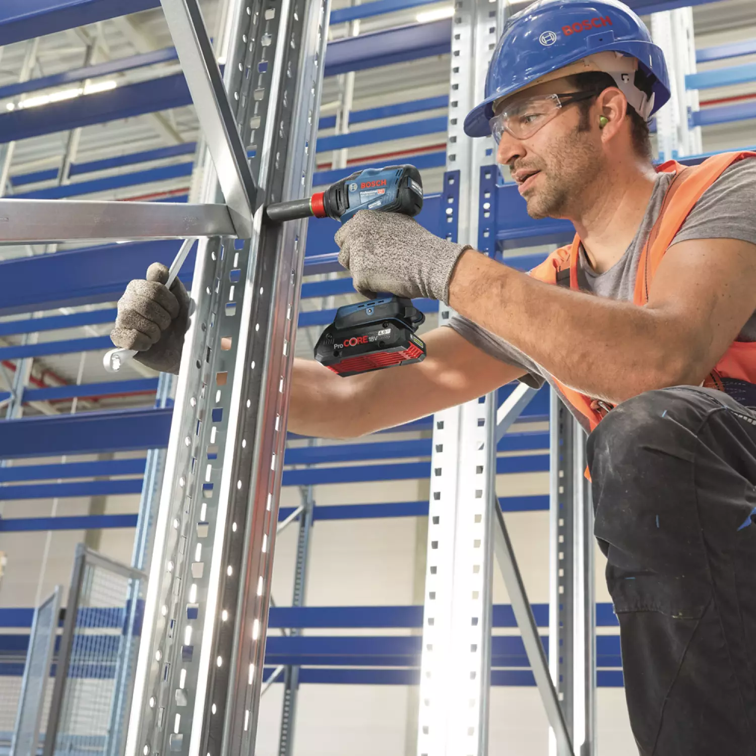 Bosch GDX 18V-210 C 18V Li-ion accu draaislagmoeraanzetter body in L-Boxx - 210Nm-image