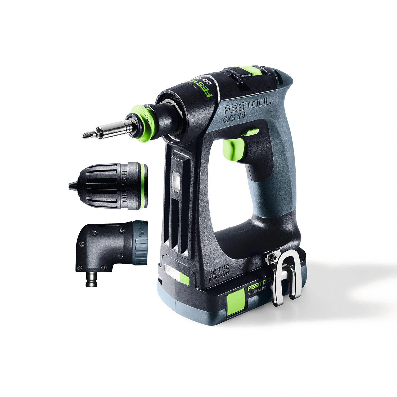 Festool CXS 18 C 3,0-Set 18V Li-Ion accu schroefboormachine (2x 3,0Ah) in systainer - 40Nm