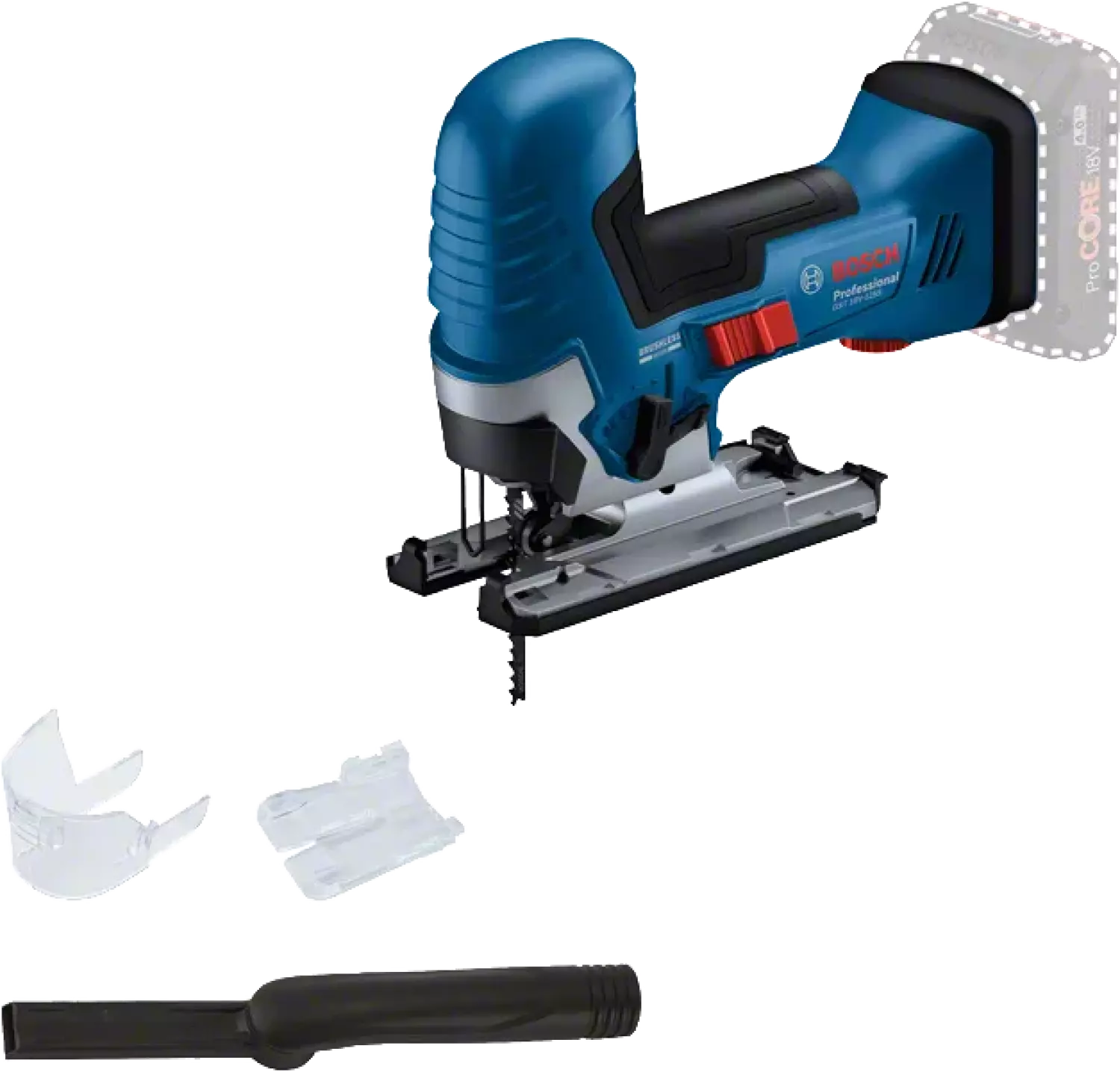 Bosch GST 18V-125 S 18V Li-Ion batterie scie sauteuse corps - sans charbon-image