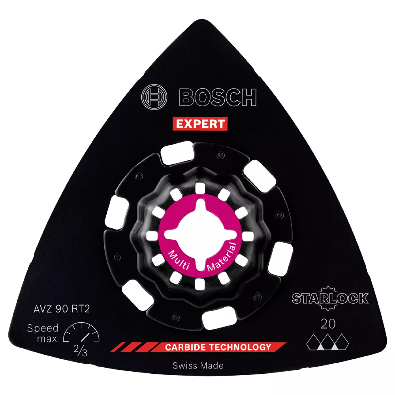 Bosch EXPERT 2608900045 - EXPERT Starlock Carbide plateau de ponçage Multimaterial AVZ90RT2-image
