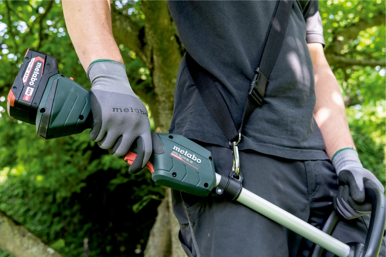 Metabo RTD 18 LTX BL 30 18 V Corps de coupe-bordures sans fil - 30 cm-image