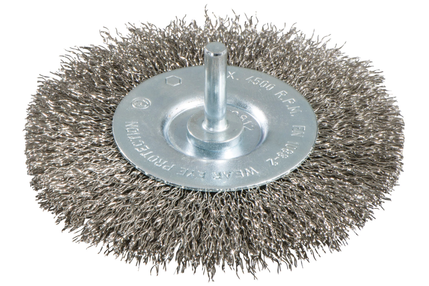 Metabo 630551000 Brosse ronde plate en acier - grossière - 100mm-image