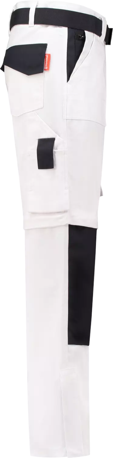 Workman 1004 Classic Worker ZIP OFF Pantalon de travail - Blanc / Bleu marine - Taille 48 (33/32)-image