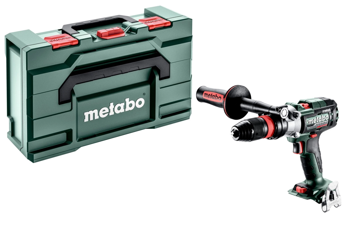 Metabo SB 18 LTX-3 BL Q I Metal 18V LiHD accu klopboormachine body in Metabox - 130Nm - 68mm-image