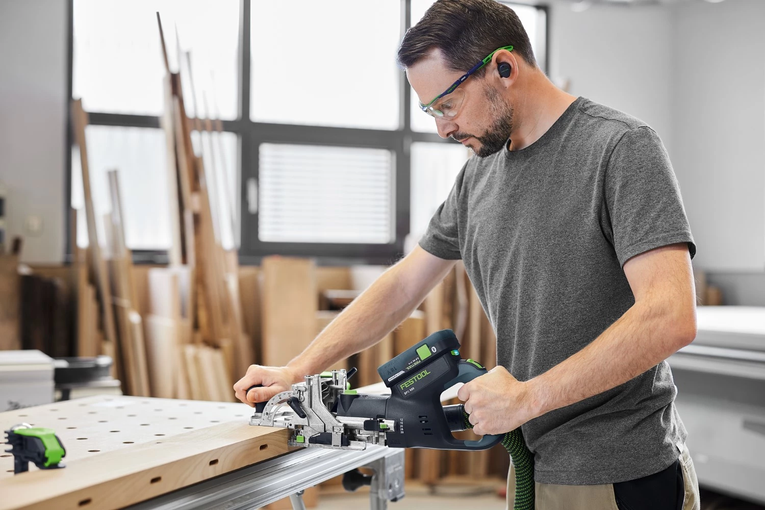 Festool DFC 500 E-Basic 18V machine de fraisage Domino sans fil dans un systainer - 28 mm-image