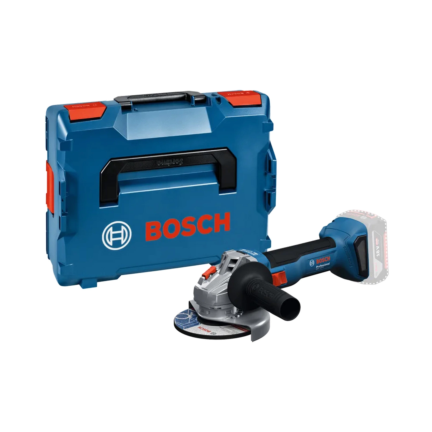 Bosch GWS 18V-8 accu Haakse slijper body in L-Boxx - 125 mm-image