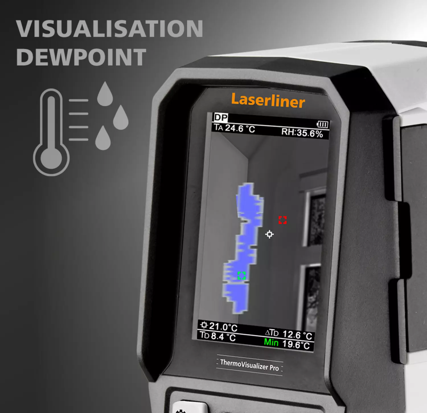 Laserliner ThermiVisualizer Pro Caméra thermique -20 °C à 150 °C - 320 x 240 px - IP54-image