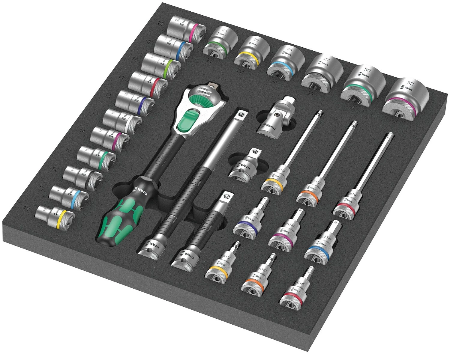 Wera 05150135001 9705 Tool Rebel Gereedschapswagen Stainless 1 gevuld - 177-delig - 7 laden-image