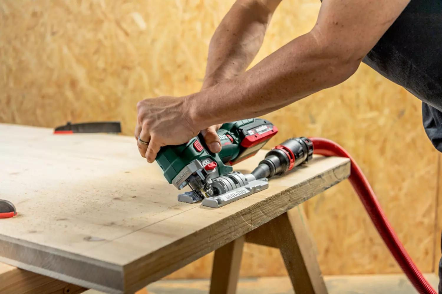 Metabo STA 18 LTX 150 BL 18V Li-ion accu decoupeerzaag body - T-greep-image