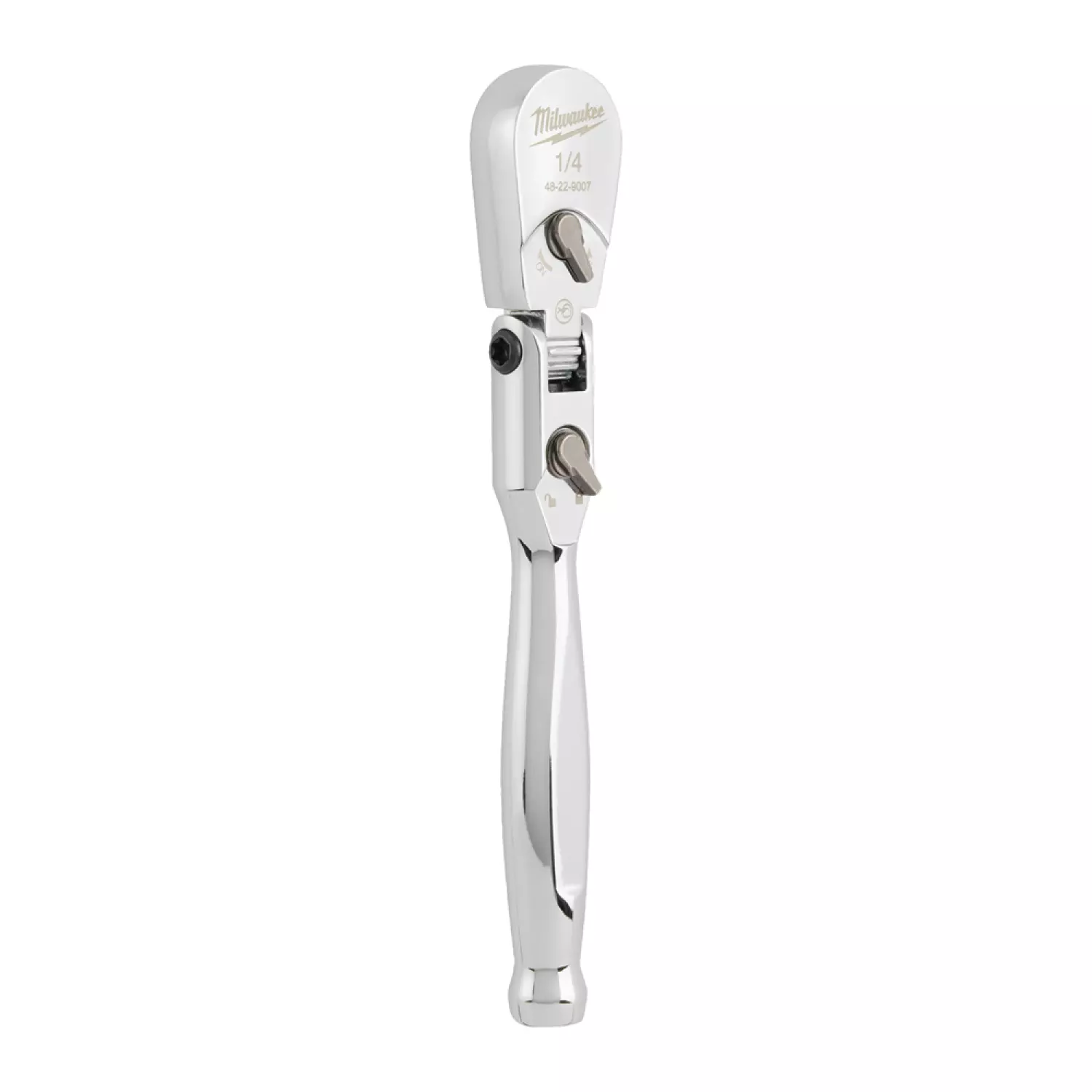 Milwaukee 4932479648 Omschakelbare ratel 1/4˝ - flexibele kop - 152mm-image