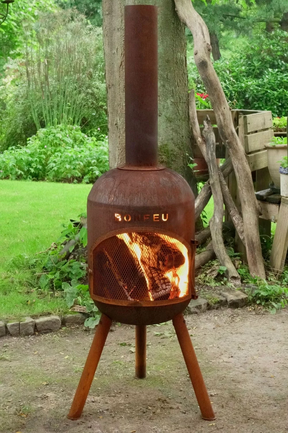 BonFeu 3401R Brasero et cheminée d'extérieur-image