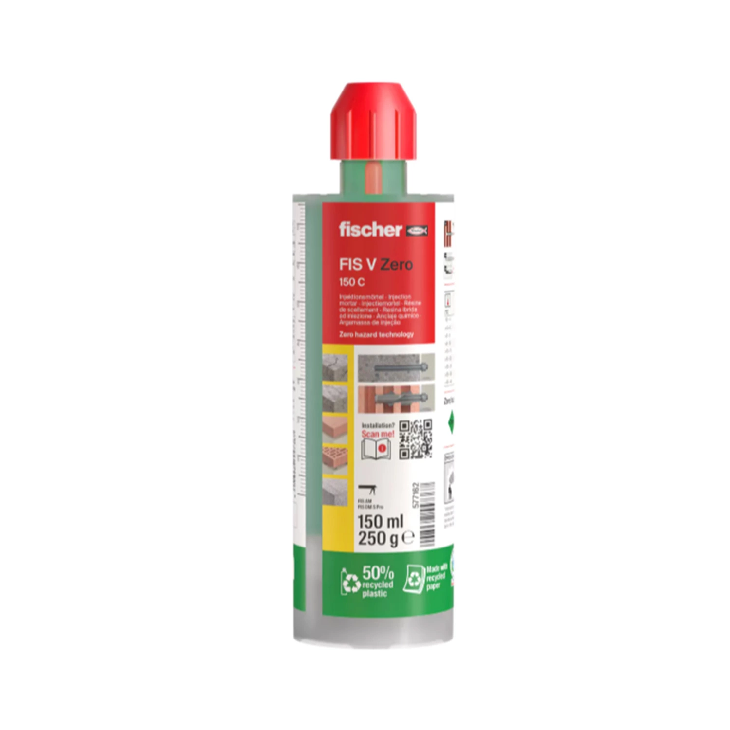 Fischer 574543 FIS V ZERO 150 C SET M8 Injectiemortel - 150 ml-image