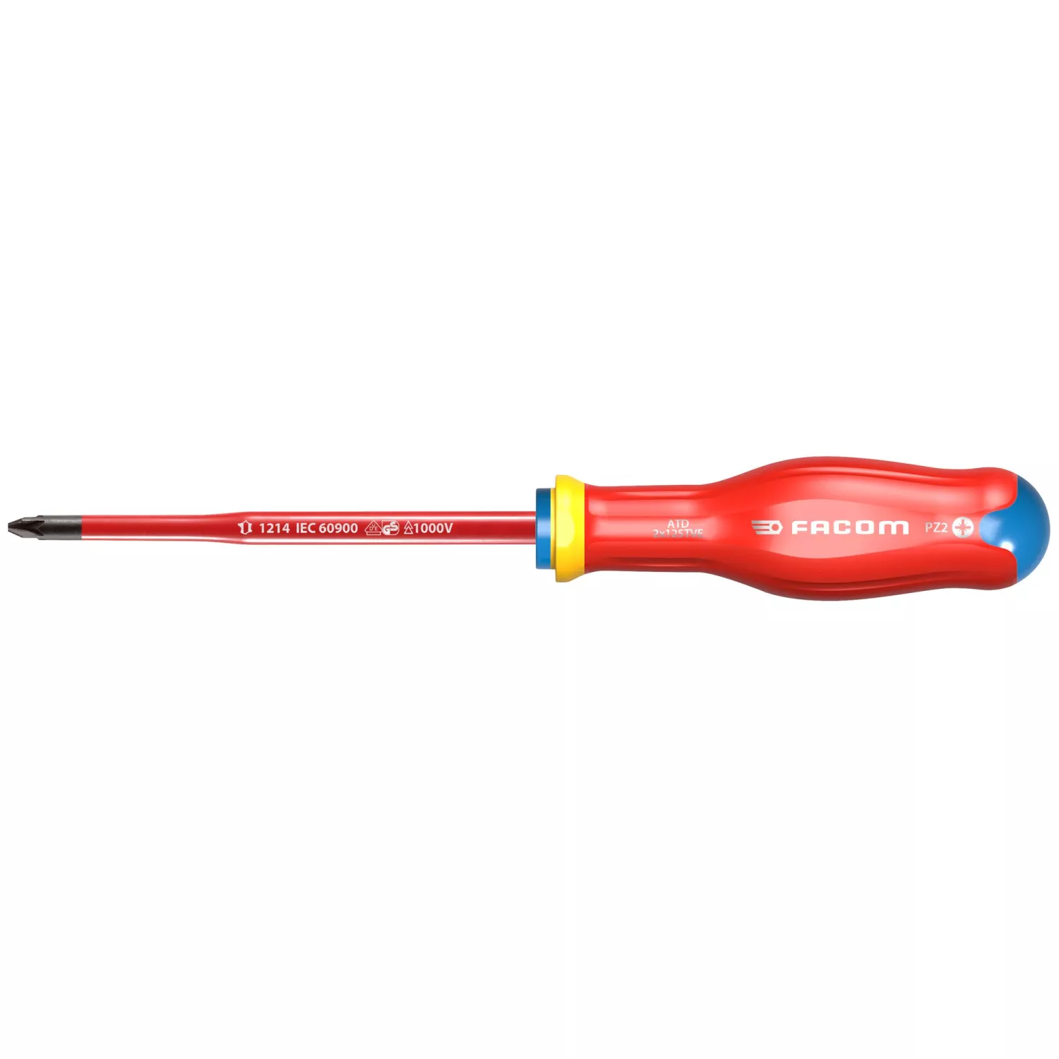 Facom ATD2X125TVE Protwist VDE tournevis - PZ2 x 125 mm